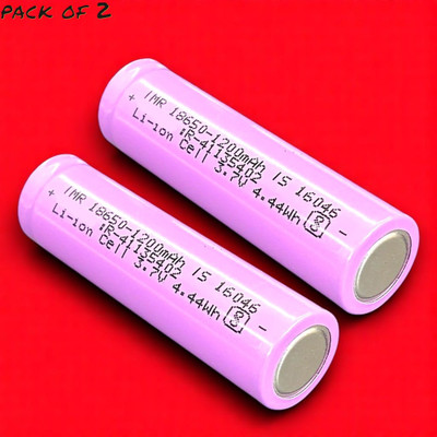 Stybits X416 1338 mAh 18650 Lithium-Ion Rechargeable for Multi-Purpose   Battery(Pack of 2)