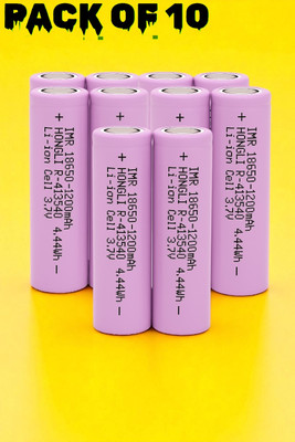 Stybits H94 Li-ion  – 3.7 Volt, 1200mAh for LED Torch, RC, Power Bank  Battery(Pack of 10)