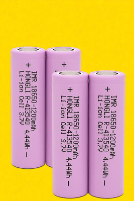 Ziddjeet X452 3.7V 1200mAh Rechargeable  Ideal for Flashlights,Gadgets  Battery(Pack of 4)