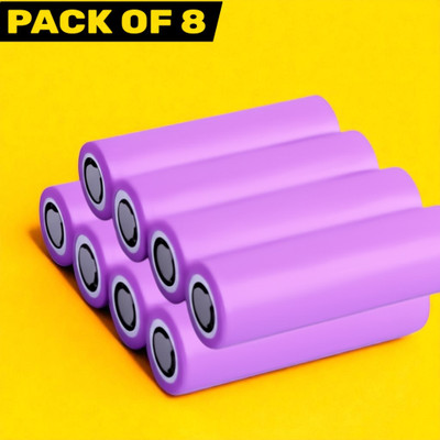 Ziddjeet J212 3.7V 1200mAh Rechargeable  Ideal for Flashlights,Gadgets  Battery(Pack of 8)