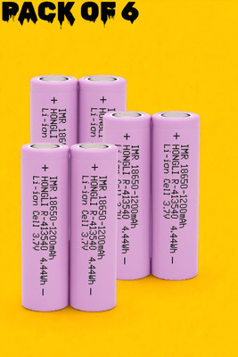 3BAAN F325 Rechargeable  – Single Cell for Electronics & Toys  Battery(Pack of 6)