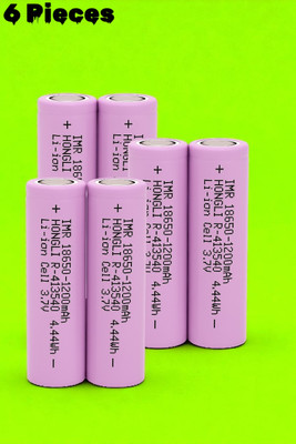 Stybits F262 3.7V 1200mAh Rechargeable  Ideal for Flashlights,Gadgets  Battery(Pack of 6)