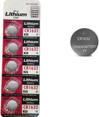 Zohlo Versatile Performance: CR-1632 Lithium Coin  3V for Watches|Cameras|  Battery(Pack of 5)