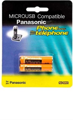 MICROUSB Panasonic AAA 1.2V 630mah NiMH Rechargeable .  Battery(Pack of 2)