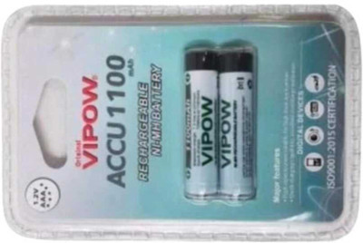 MICROUSB VIPOW 1100Mah ACCU 1.2V Ultra Fast Charge Rechargeable   Battery(Pack of 2)