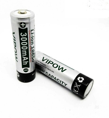 Shazam VIPOW Li-ion 18650 Rechargeable  Pack – 3.7V 3000mAh  Battery(Pack of 2)