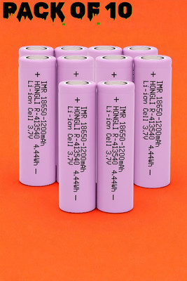 Shamsa H159 18665  – High Power 3.7V Li-ion for Gadgets & Tools  Battery(Pack of 10)