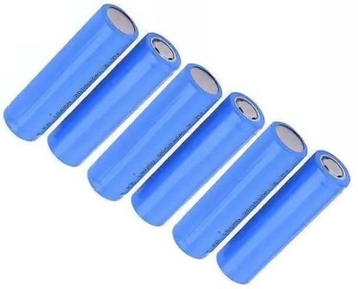 NKL 33 Rechargeable Lithium-Ion 18650 Cell Emergency Light Torch PowerBank  Battery(Pack of 6)