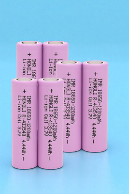 Ziddjeet F122 3.7V 1200mAh Rechargeable  Ideal for Flashlights,Gadgets  Battery(Pack of 6)