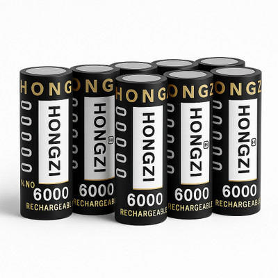 Flysmart 6000mWh 3.7V Lithium Ion Rechargeable  High Capacity Power Cell Pack  Battery(Pack of 8)