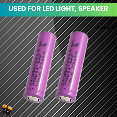 SYARA Rechargeable Bateries 1800Mah Lithium-Ion For Laptop/Student Project/TrimmerC223  Battery(Pack of 2)