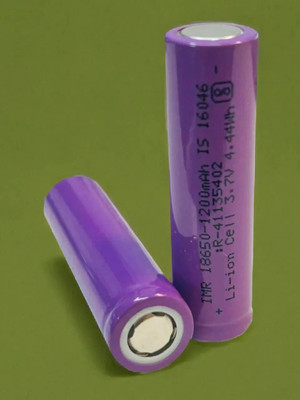 3BAAN A10 1204 mAh 18650 Lithium-Ion Rechargeable for Multi-Purpose  Battery(Pack of 2)