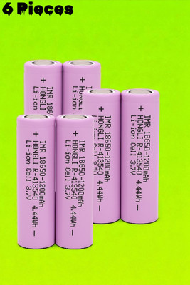 Stybits F283 1200mAh 3.7V Lithium-ion  – IMR Rechargeable Cell for DIY Projects  Battery(Pack of 6)