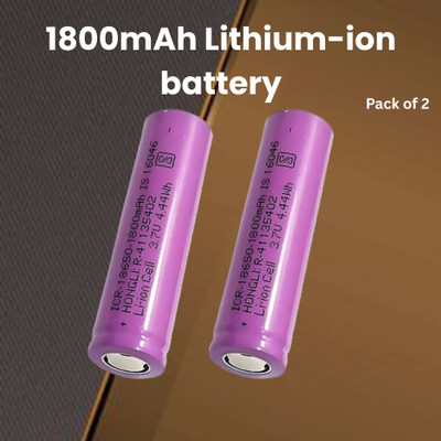 GUGGU Rechargeable  1800Mah Lithium-Ion  For Light Speaker Pack of 1U146  Battery(Pack of 2)