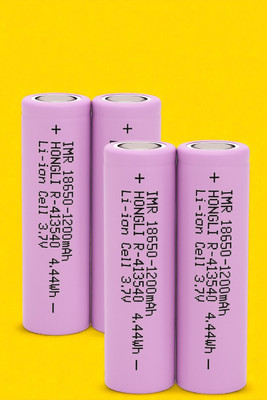 Shamsa X432 3.7V 1200mAh Rechargeable  Ideal for Flashlights,Gadgets  Battery(Pack of 4)