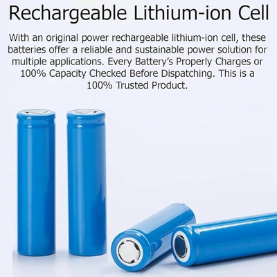 Nilesawar A282 1340 mAh 18650 Lithium-Ion Rechargeable for Multi-Purpose  Battery(Pack of 2)