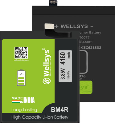 WELLSYS Mobile Battery For  Xiaomi MI 10 LITE 5G (BM4R)-4160 mAh