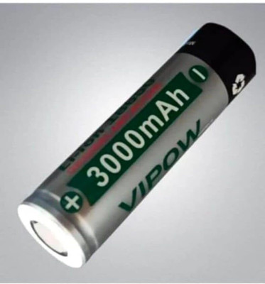 MICROUSB VIPOW 18650 3.7V 3000mAh Flat   Battery