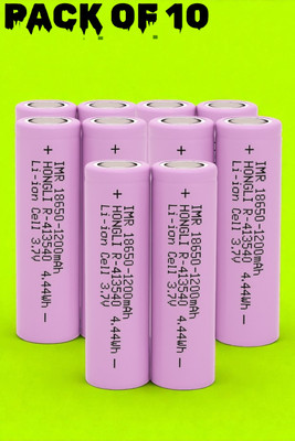 Nilesawar H236 Rechargeable 18650  – Li-ion 3.7V 1200mAh Cell for Multipurpose Use  Battery(Pack of 10)