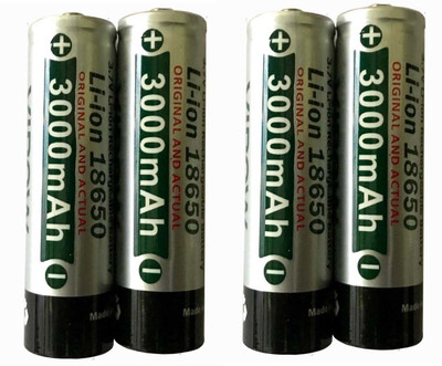 Schrodinger SCHRO70081 18650 Rechargeable  4 pcs VIPOW 3000mah 3.7V  Battery(Pack of 4)