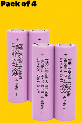 Nilesawar X203 1200mAh 3.7V Lithium-ion  – IMR Rechargeable Cell for DIY Projects  Battery(Pack of 4)