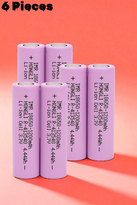 Stybits F242 3.7V 1200mAh Rechargeable  Ideal for Flashlights,Gadgets  Battery(Pack of 6)