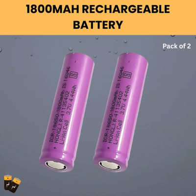 SYARA Rechargeable Bateries 1800Mah Lithium-Ion For Laptop/Student Project/TrimmerC483  Battery(Pack of 2)
