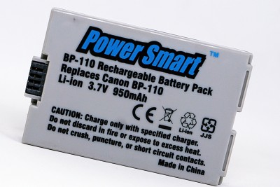 Power Smart BP-110 Replacement for  Canon BP 110, CG-110, R28, R200 Digital Camera  Battery