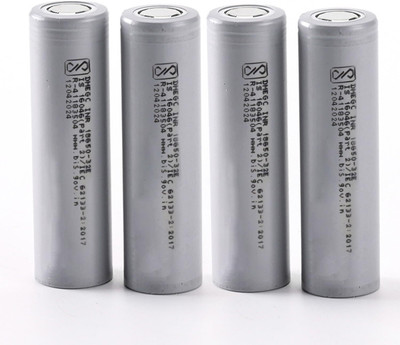 amiciSmart 3.7V 18650 True 3200mAh Lithium Ion (NMC) Rechargeable  Pack of 4  Battery