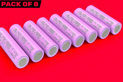 Nilesawar J237  1200mAh 3.7V – Single Unit for Torchlight, Remote Car, DIY Kits  Battery(Pack of 8)