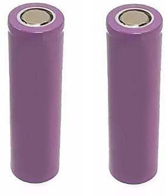 Schrodinger 90056 Rechargeable Lithium Ion  Flat 18650 3.7V 1200mah L:65mm x Dia:18mm  Battery(Pack of 2)
