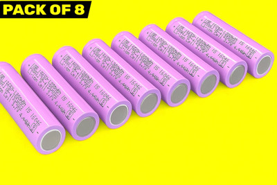 Ziddjeet J278 3.7V Li-ion 18650  – 1200mAh Rechargeable Cell for Emergency Lights  Battery(Pack of 8)