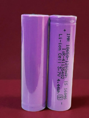 Ziddjeet A190 1294 mAh 18650 Lithium-Ion Rechargeable for Multi-Purpose  Battery(Pack of 2)