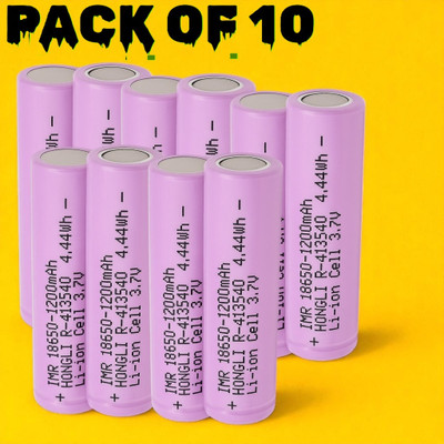Stybits H22 3.7V 1200mAh Rechargeable  Ideal for Flashlights,Gadgets  Battery(Pack of 10)
