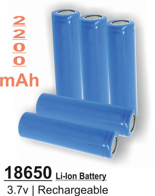 tnv Rechargeable 3.7v 2200 mAh Power Bank Li-ion   Battery(Pack of 5)