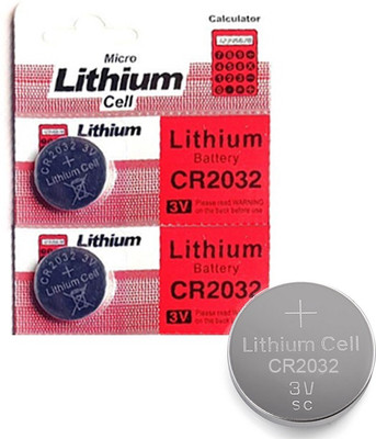 ANY KART Best quality Pack of 2 CR2032 3V Lithium Coin  cell  Battery(Pack of 2)