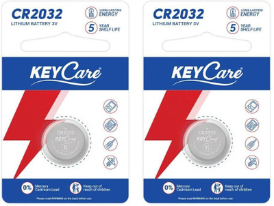 Ashar Keyhub Ashar Key Hub Long Lasting CR2032 Lithium Coin Cell  | 3V Voltage  Battery(Pack of 2)