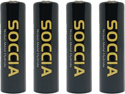 SOCCIA AA CELL Lithium-ion Rechargeable Camera   Battery(Pack of 4)