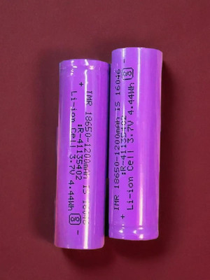 Shamsa A342 1370 mAh 18650 Lithium-Ion Rechargeable for Multi-Purpose  Battery(Pack of 2)