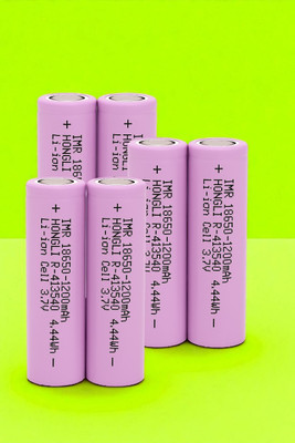 Ziddjeet F12 3.7V 1200mAh Rechargeable  Ideal for Flashlights,Gadgets  Battery(Pack of 6)