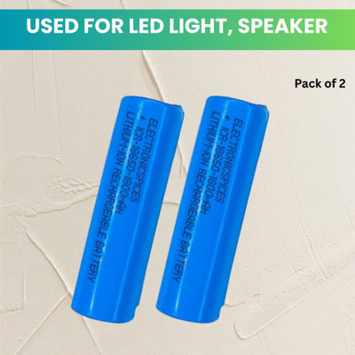 GUGGU Rechargeable  1800Mah Lithium-Ion  For Light Speaker Pack of 1I473  Battery(Pack of 2)