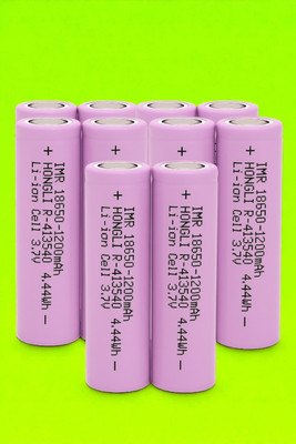Ziddjeet H262 3.7V 1200mAh Rechargeable  Ideal for Flashlights,Gadgets  Battery(Pack of 10)