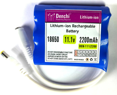 DENCHI 2200MAH11.1V-2PCS  Battery(Pack of 2)