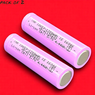 3BAAN X422 1340 mAh 18650 Lithium-Ion Rechargeable for Multi-Purpose   Battery(Pack of 2)