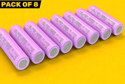 Nilesawar J293 1200mAh 3.7V Lithium-ion  – IMR Rechargeable Cell for DIY Projects  Battery(Pack of 8)
