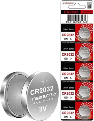 AirSoft 2032 3V Lithium  CR2032 Wireless Headset Button Cell   Battery(Pack of 5)