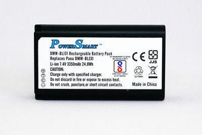Power Smart DMW-BLJ31 Rechargeable  Pack Compatible with Lumix DC-S2/S2R Camera  Battery
