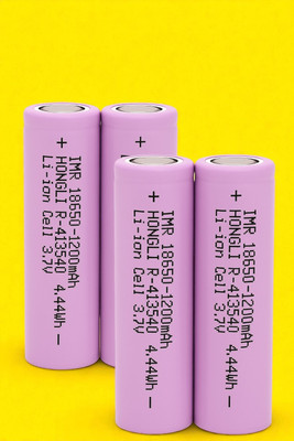 Shamsa X450 Cell 18650 Li-ion Rechargeable  – 3.7V 1200mAh for Flashlights  Battery(Pack of 4)