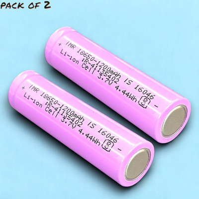 Sagaft X404 1334 mAh 18650 Lithium-Ion Rechargeable for Multi-Purpose   Battery(Pack of 2)