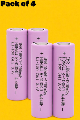 Stybits X182 3.7V 1200mAh Rechargeable  Ideal for Flashlights,Gadgets  Battery(Pack of 4)